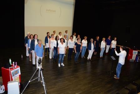 Oefenen voor het concert